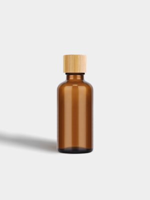 amber glass bottle.pic